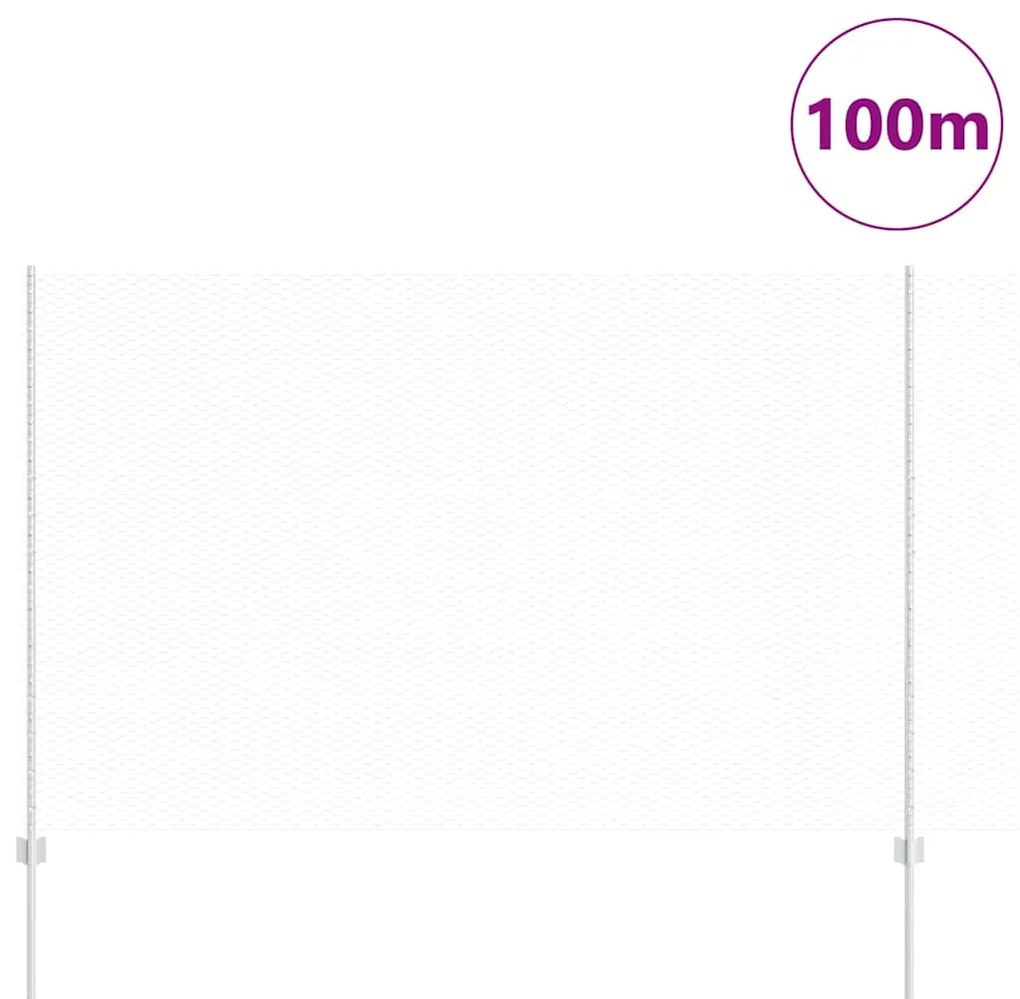 Postes de Cerca 22 pcs U-Channel 160 cm Aço Galvanizado