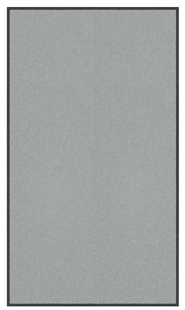 vidaXL Capacho 115x200 cm cinzento