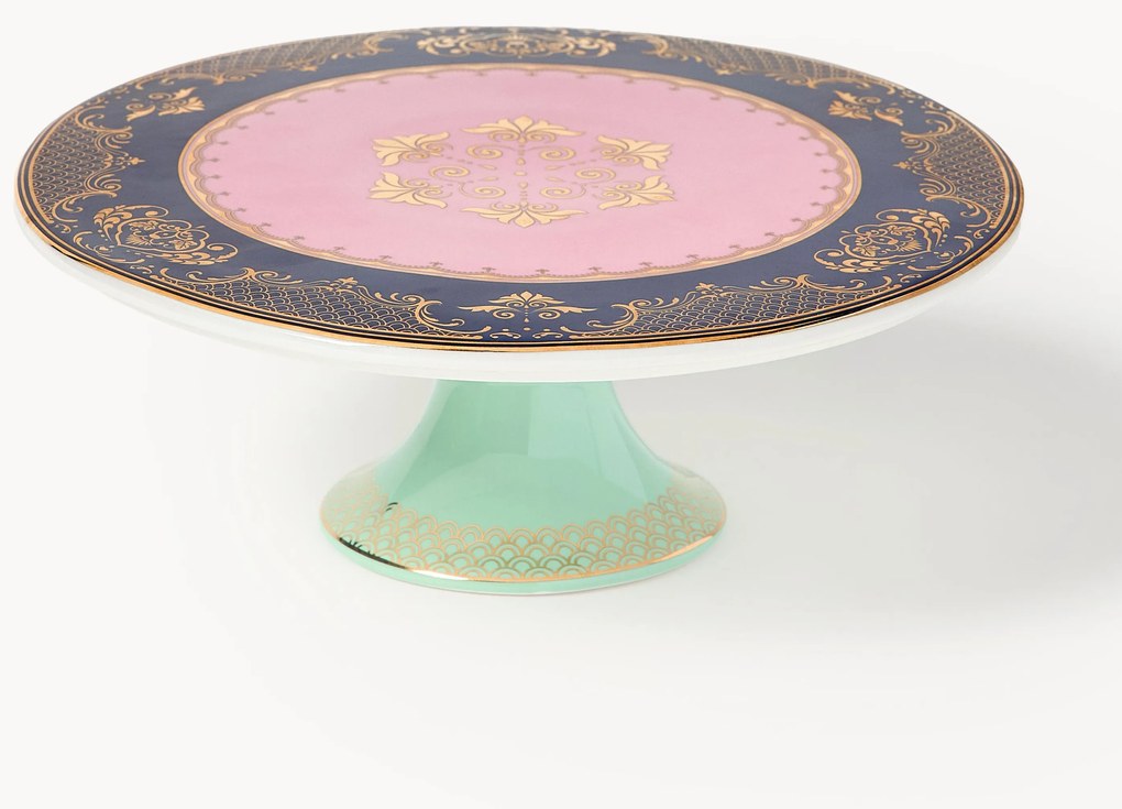 Prato para bolos em porcelana artesanal Grandpa