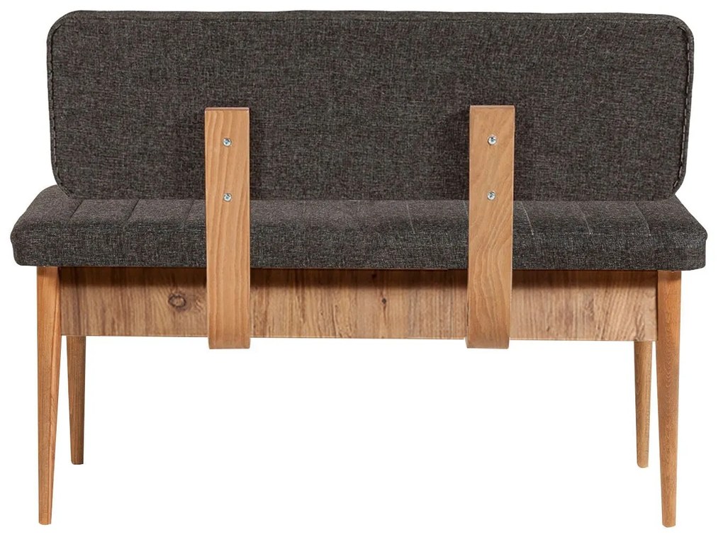 Conjunto de Mesa de Jantar Extensível Vina – Pinho Atlântico Antracite