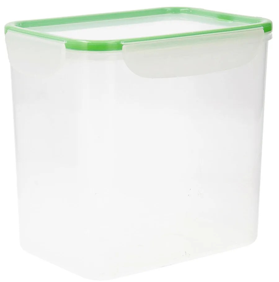 Lancheira Hermética Quid Greenery Transparente Plástico (4,7 L) (pack 4x)