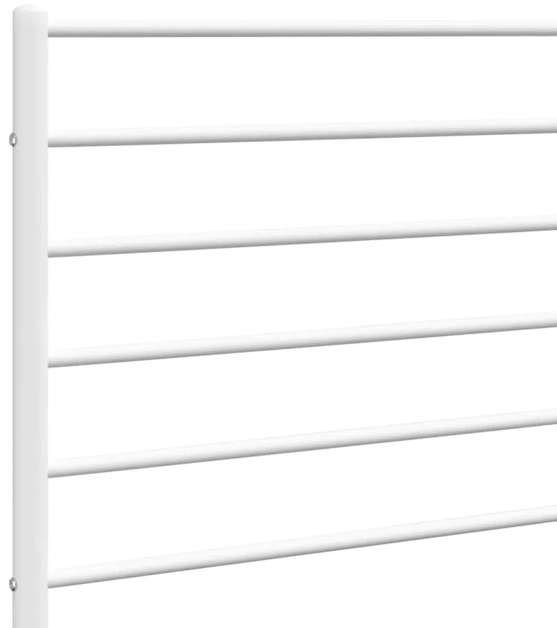 Cabeceira de cama 160 cm metal branco