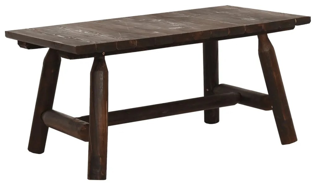 3 pcs conjunto lounge de jardim madeira de abeto maciça