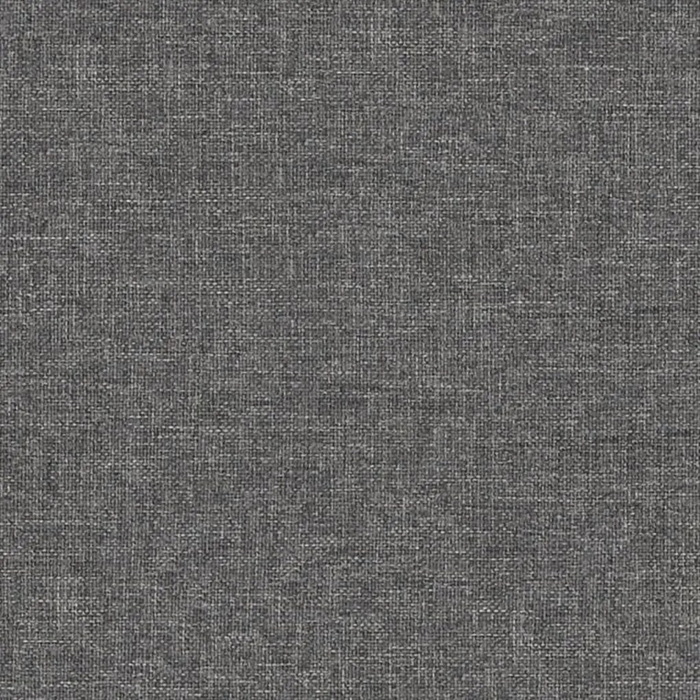 Apoio de pés60x60x36cm tecido/couro artificial cinzento-claro