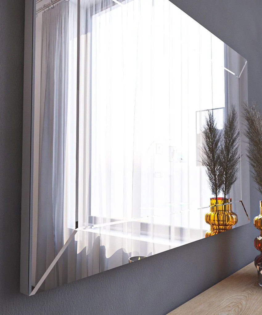 Espelho Relsa – Branco – 50x75x2,2 cm