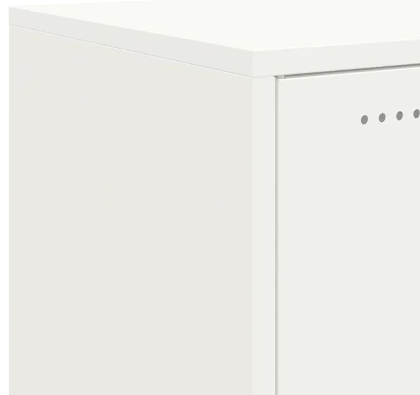 Aparador 100,5x39x72 cm aço branco