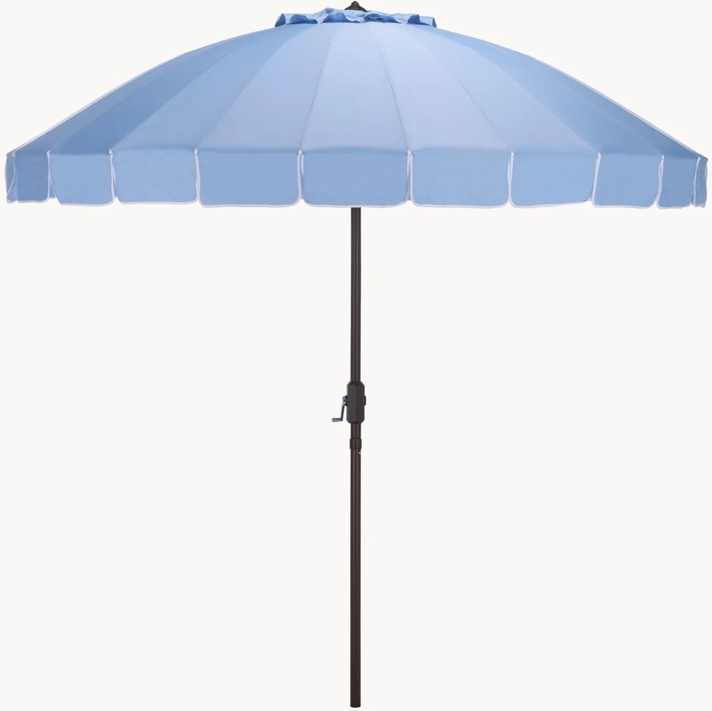 Guarda-sol redondo com manivela Panza, Ø 252 cm