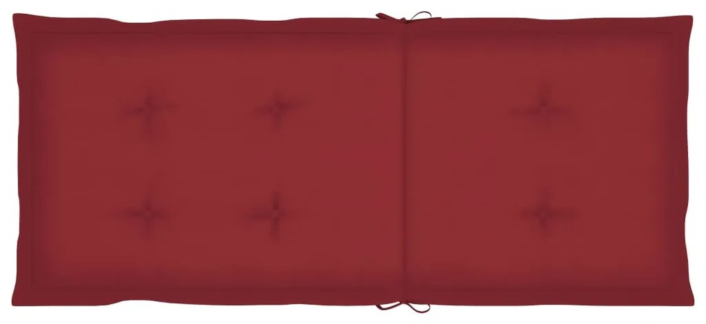 Cadeiras jardim reclináveis c/ almofadões 4 pcs acácia maciça