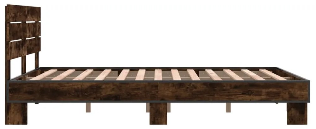Estrutura de cama 120x200 cm derivados madeira/metal