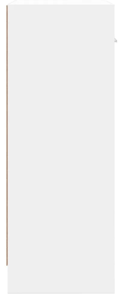 Aparador 91x28x75 cm derivados de madeira branco