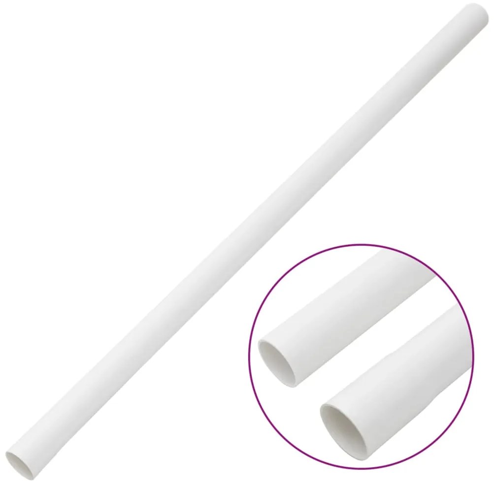 Calhas para cabos com clipes Ø30 mm 30 m PVC