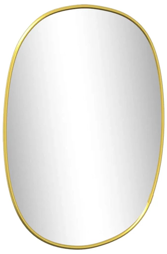 Espelho de parede 30x25 cm dourado