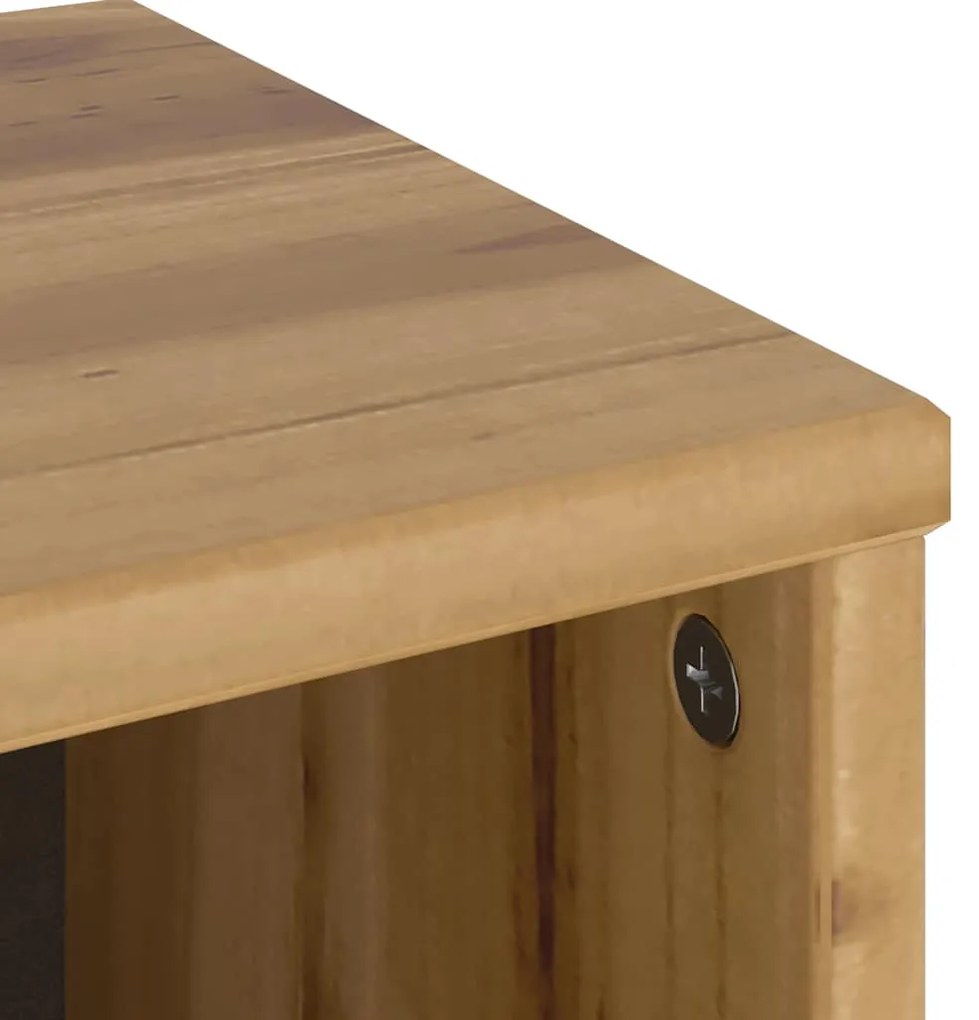 Móveis de apoio 4 pcs ODDA 40x24x79 cm pinho de madeira maciça