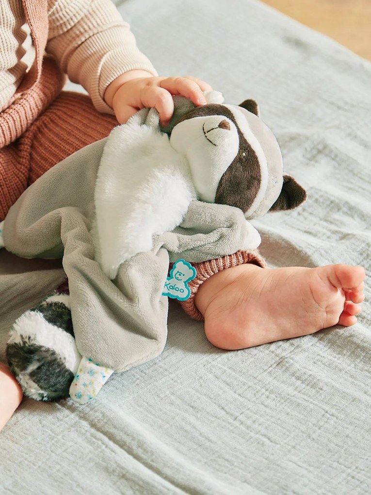 Boneco-doudou guaxinim Gaston - KALOO cinzento