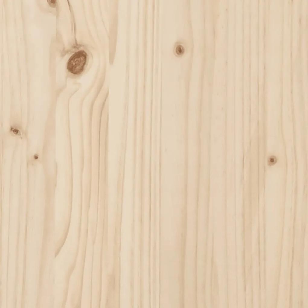Estrutura de cama 100x200 cm madeira de pinho maciça