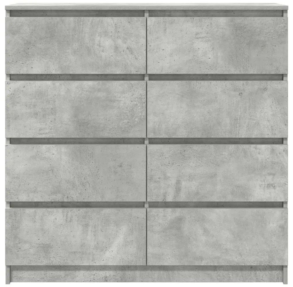Aparador 100x35x99 cm derivados de madeira cinzento cimento