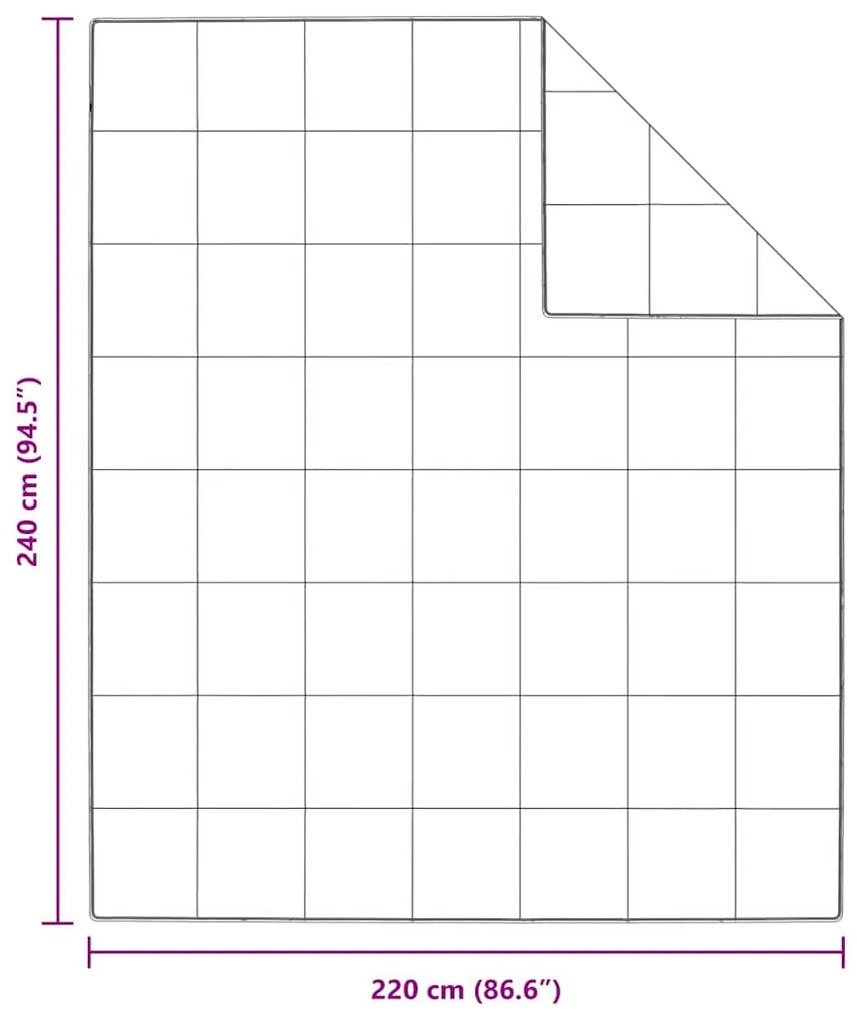 Colchas e Edredons Branco 240 x 220 cm Penugem