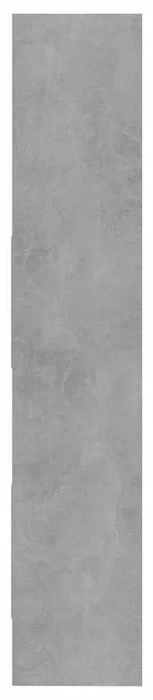 Estante 60x35x180 cm contraplacado cinzento cimento