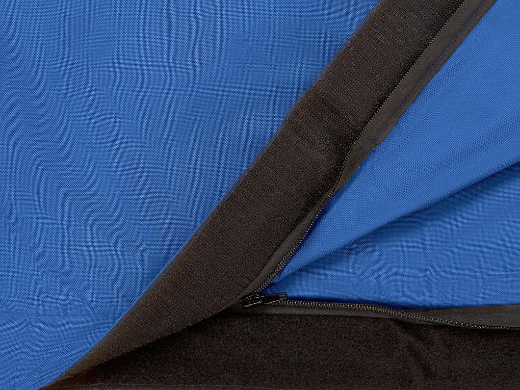 Pufe almofada azul 140 x 180 cm FUZZY Beliani