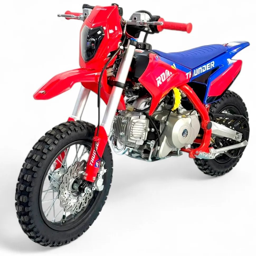 MINI MOTO Crianças MINICROSS Gasolina automática 90cc Apollo Thunder Vermelha