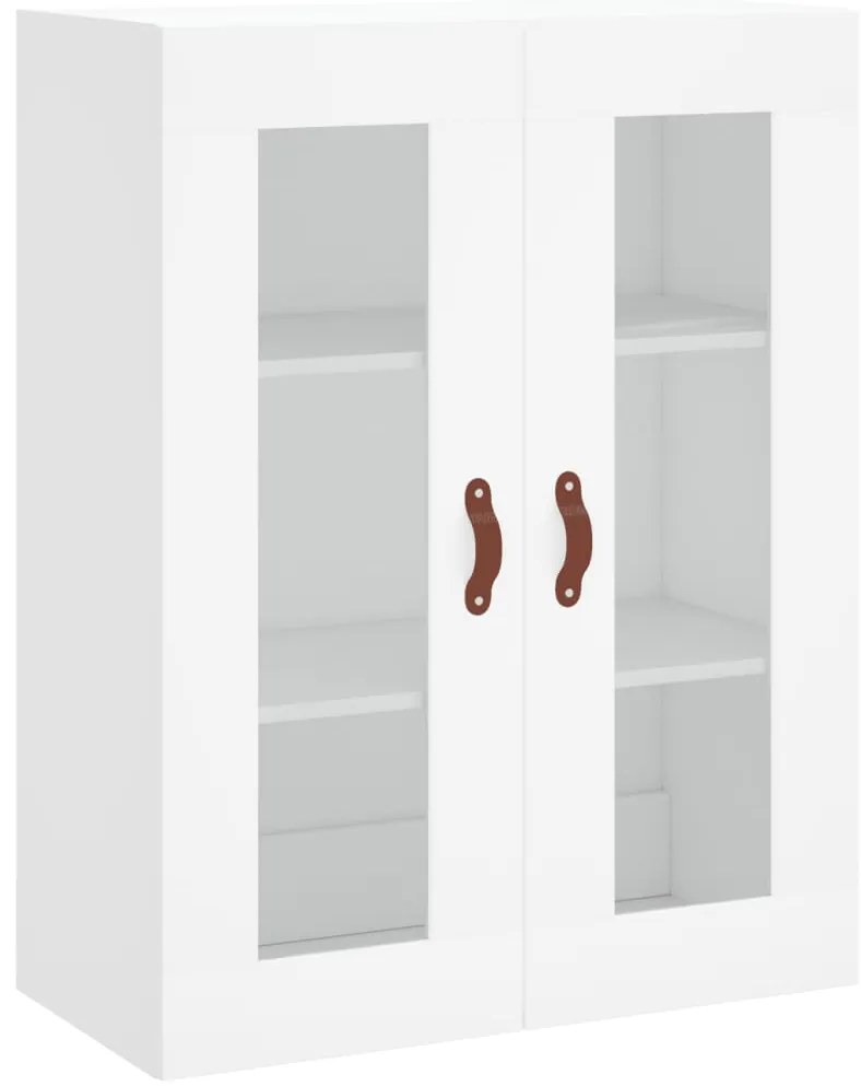 Móveis de parede 2 pcs derivados de madeira branco