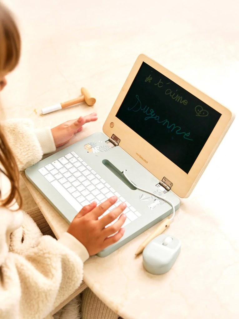 Computador ecrã mágico em madeira FSC® Tanzanie madeira