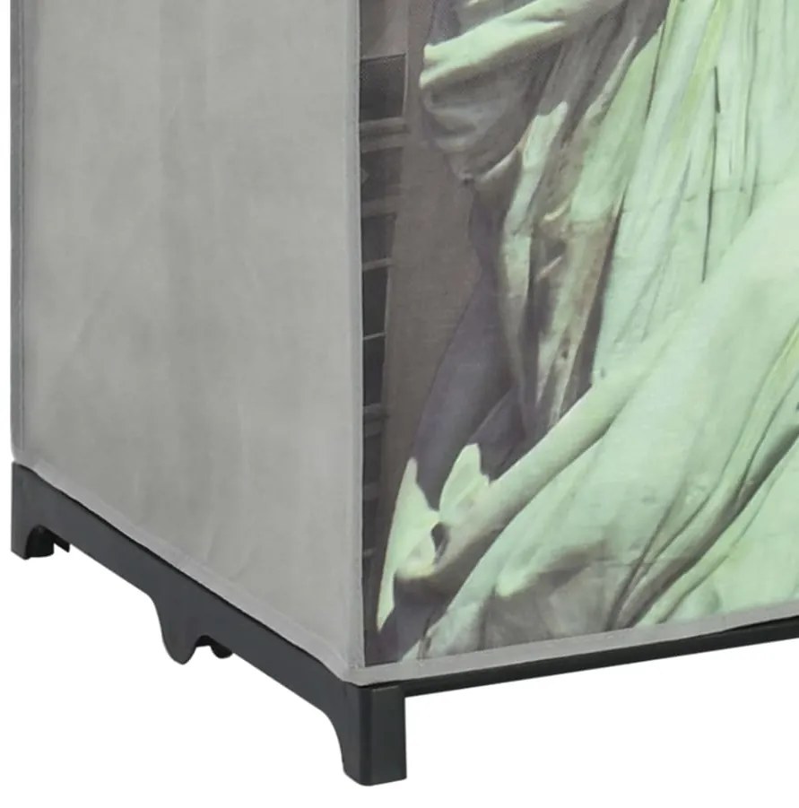 Roupeiro Nova Iorque 75x45x160 cm tecido