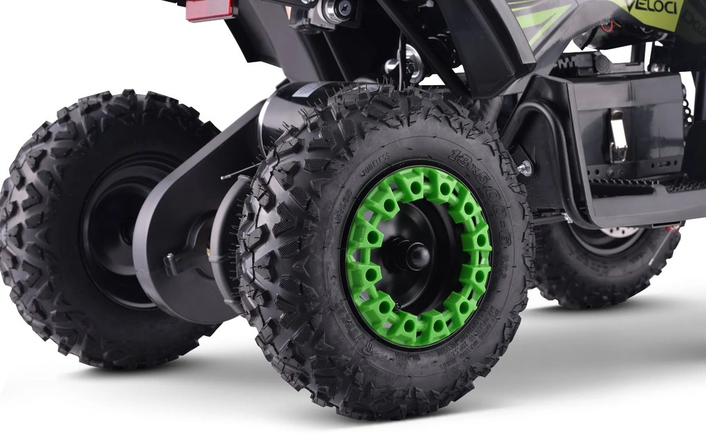 Moto 4 elétrica para crianças ATV Veloci 800W Verde