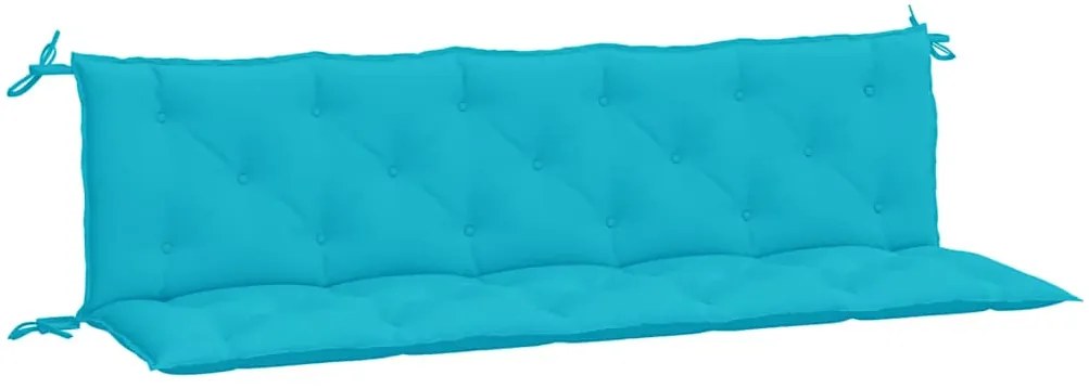 Almofadões para bancos de jardim 2 pcs tecido oxford turquesa