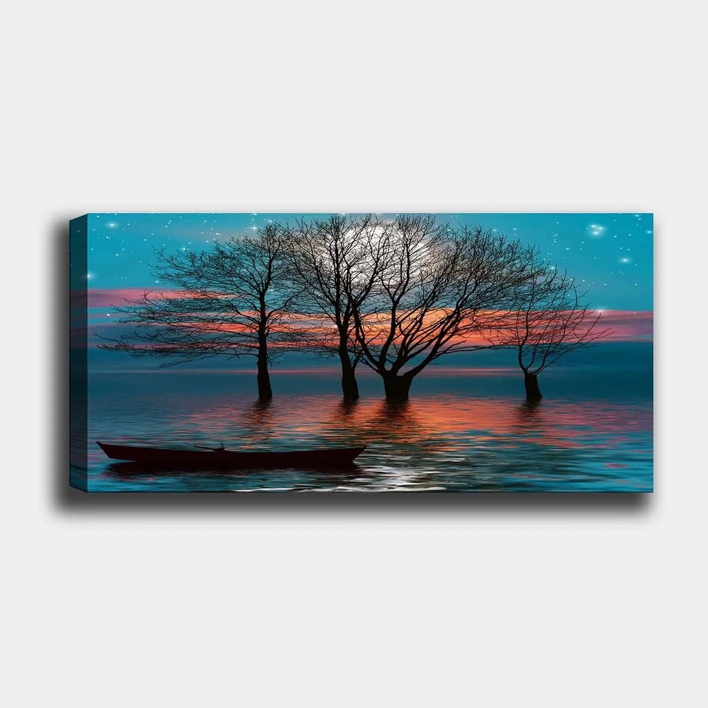 Pintura Decorativa em Tela YTY103234329560 – Multicolor – 30 x 80 cm