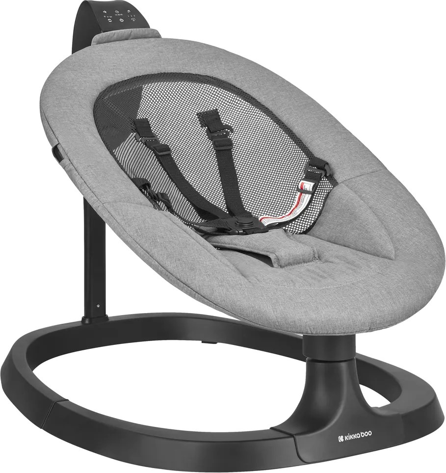 Cadeira Balanço elétrica para bebés Zazu Cinza