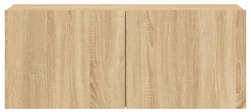 Móvel de parede para TV 100x30x41 cm carvalho sonoma