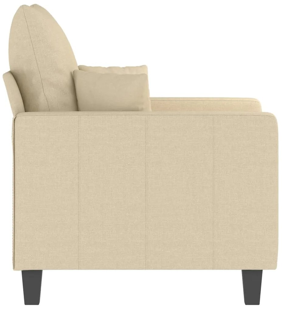 Poltrona 60 cm tecido cor creme