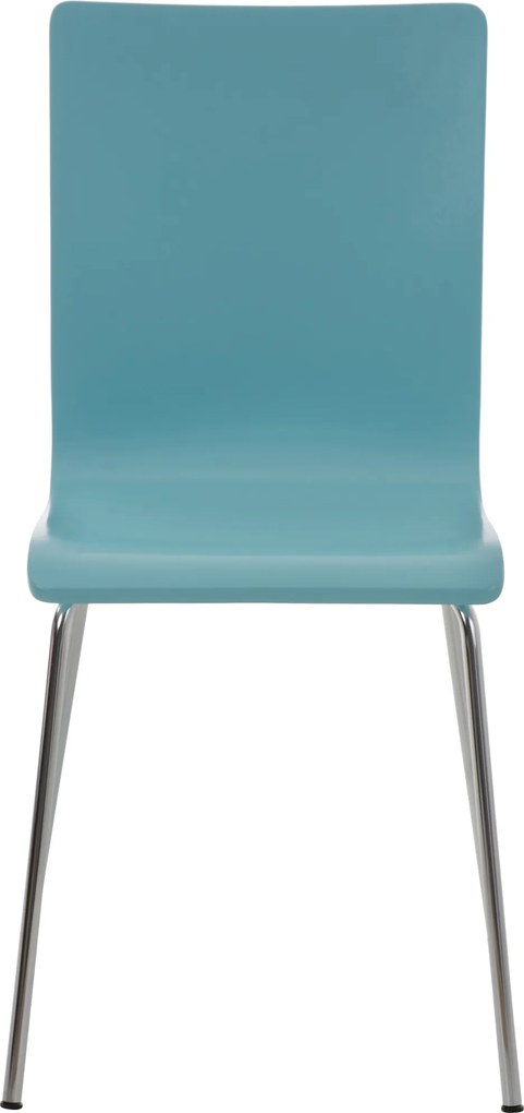 Conjunto de 2 cadeiras de cozinha e sala de jantar Pepe 43 x 87 x 47 cm Azul