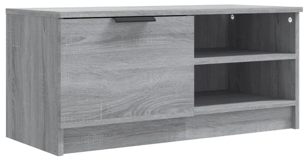 Armários TV 2pcs 80x35x36,5cm madeira proc. cor sonoma cinzento