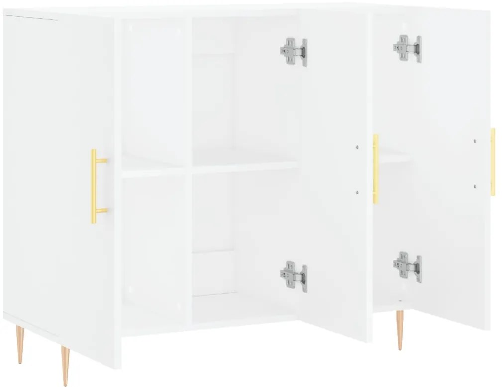 Aparador 90x34x80 cm derivados de madeira branco
