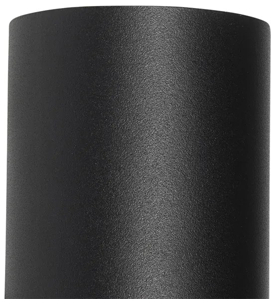 Candeeiro de parede moderno preto 2 luzes - Jeana Moderno