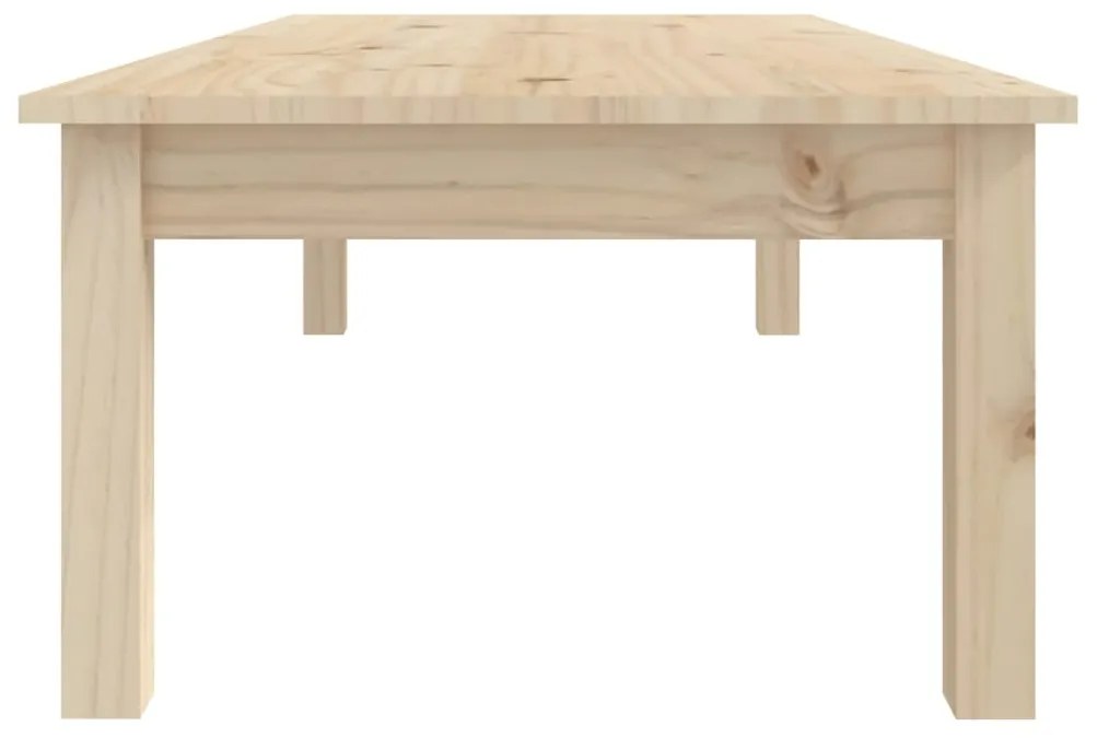 Mesa de centro 110x50x30 cm madeira de pinho maciça