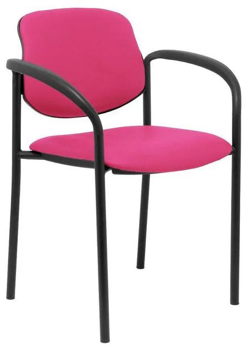 Cadeira de receção Villalgordo Piqueras y Crespo NSPRSCB Imitação de couro Cor de Rosa