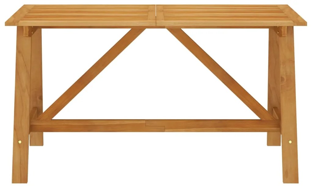 5 pcs conjunto de jantar para jardim castanho