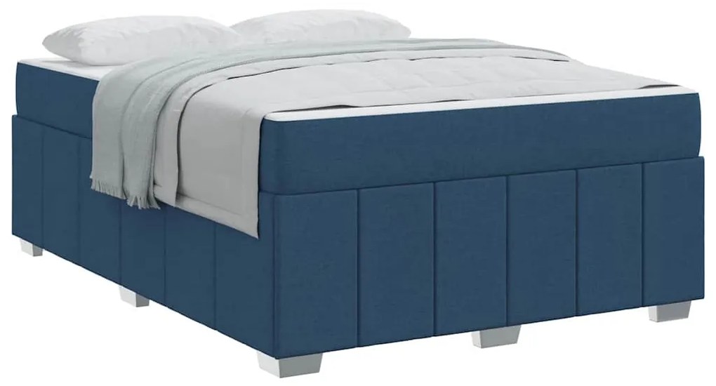 Estrutura da Cama Azul 140 x 200 cm tecido