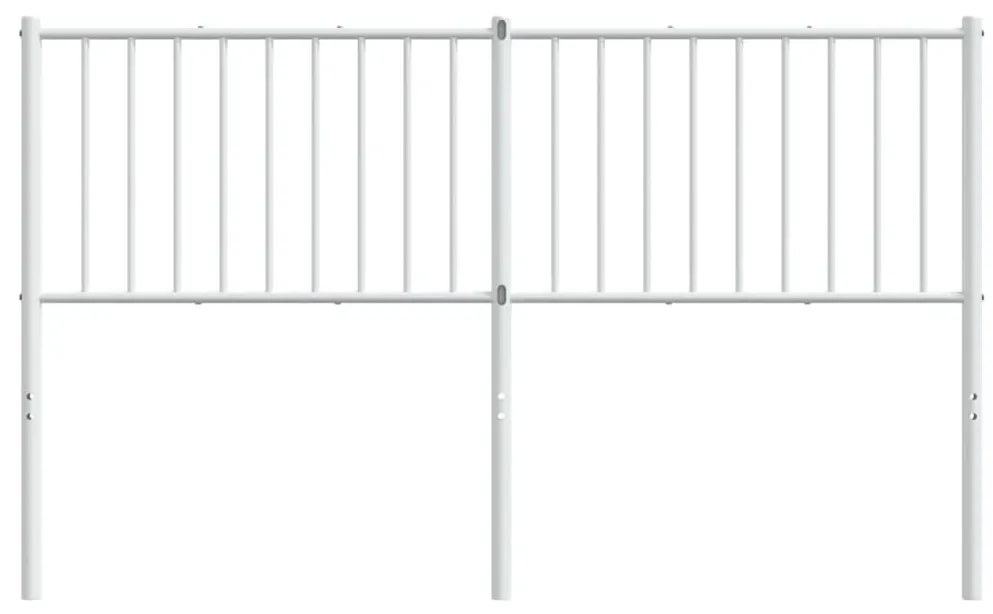 Cabeceira de cama 150 cm metal branco