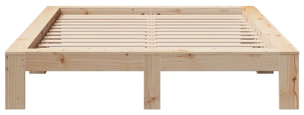 Cama sem colchão 135x190 cm madeira de pinho maciça