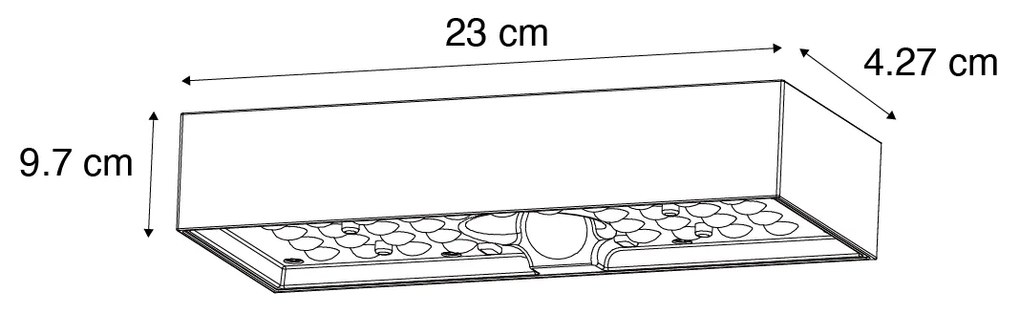 Candeeiro de Parede Exterior Preto com Luz Dimerizável e Sensor Solar - Kayo