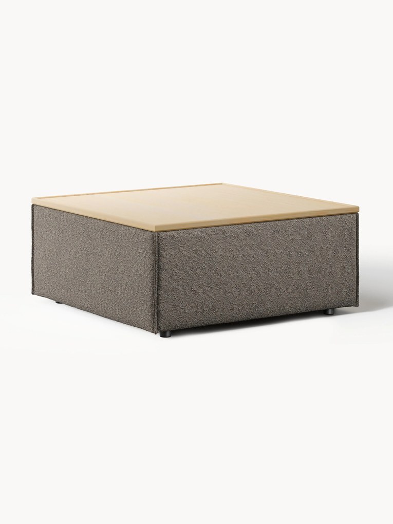 Bouclé Sofa Ottoman Lennon with Storage