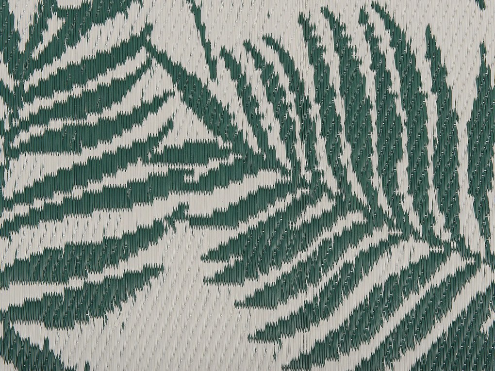 Tapete de exterior verde escuro 120 x 180 cm KOTA Beliani