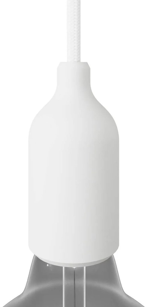 Kit de casquilho de silicone E27 com braçadeira de cabo oculta