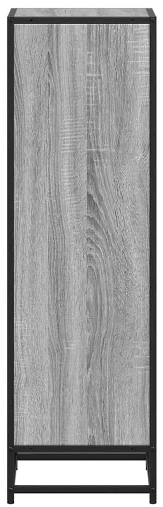 Estante 33,5x33x107,5 cm derivados de madeira cinzento sonoma