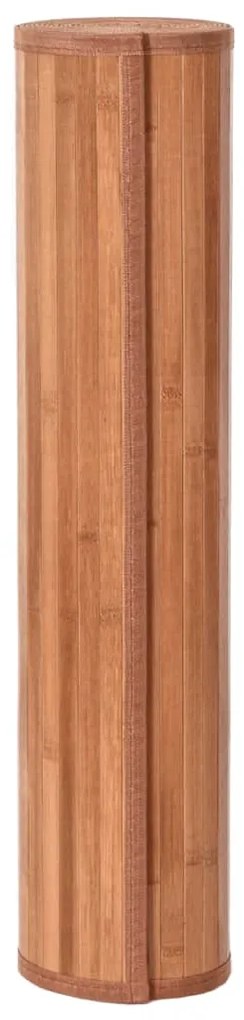 Tapete retangular 60x200 cm bambu castanho