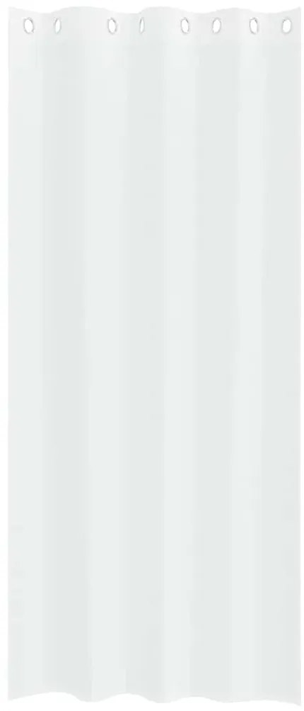 Cortinas com cortinas 2 pcs Branco 140 x 225 cm Poliéster